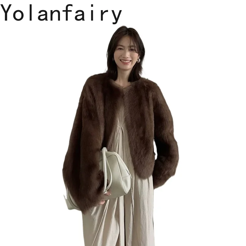 YOLANFAIRY Women Natural Lamb Fur Integrated Coat Two-tone Gradient Real Sheepskin Leather Fur Coats Winter Luxury Fur Jacket
YOLANFAIRY Women Natural Lamb Fur Integrated Coat Two-tone Gradient Real Sheepskin Leather Fur Coats Winter Luxury Fur Jacket