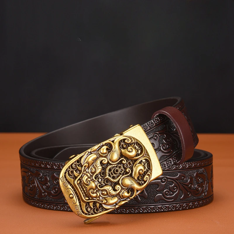 2025 New Ethnic Style Men's Belt Automatic Buckle Trend Retro Pixiu Simple Casual Chinese Style Jeans Belt
2025 New Ethnic Style Men's Belt Automatic Buckle Trend Retro Pixiu Simple Casual Chinese Style Jeans Belt