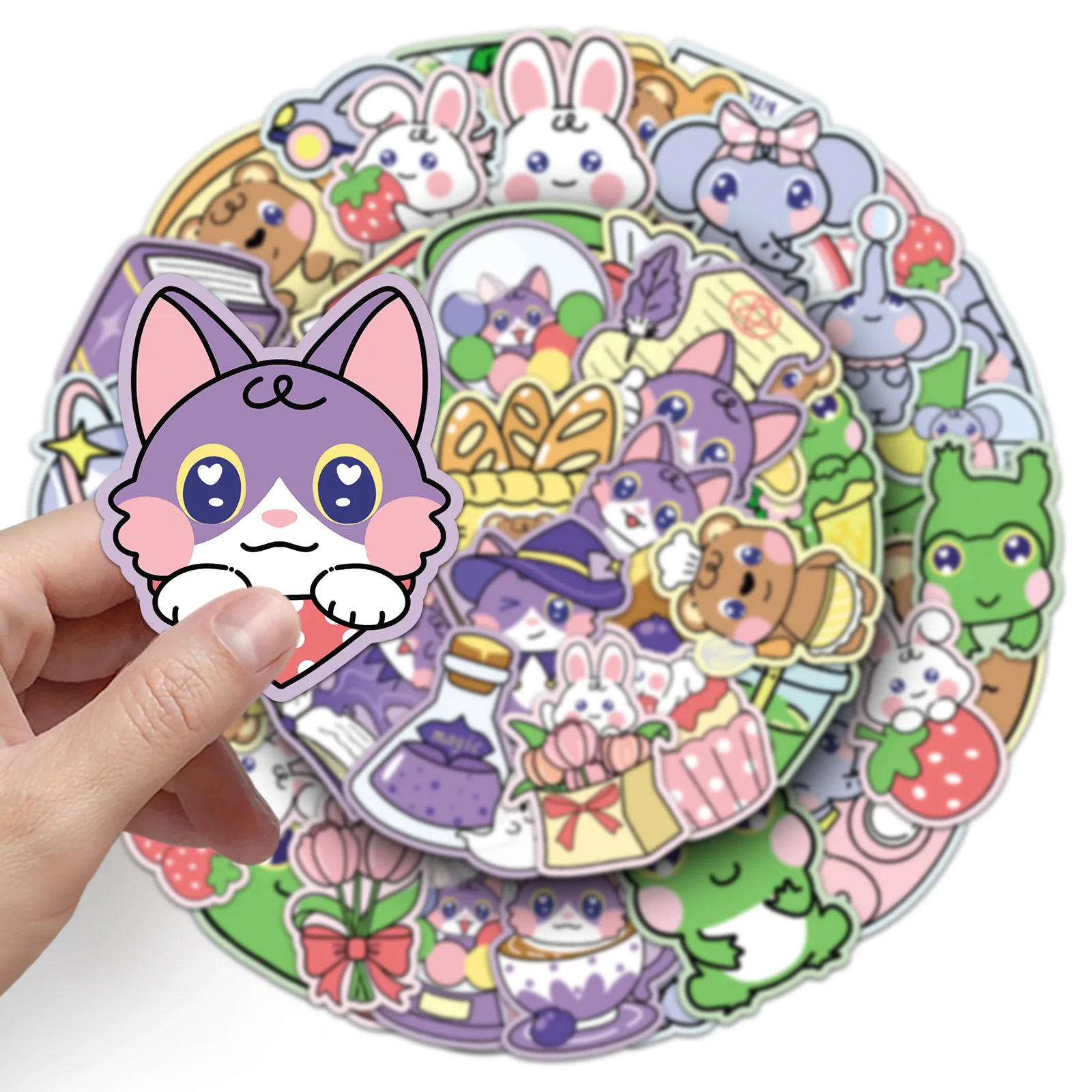 10/50PCS Colorful Little Animals Graffiti Sticker Cute Frog Cartoon Decal Notebook Phone Guitar Skateboard Waterproof Sticker
10/50PCS Colorful Little Animals Graffiti Sticker Cute Frog Cartoon Decal Notebook Phone Guitar Skateboard Waterproof Sticker