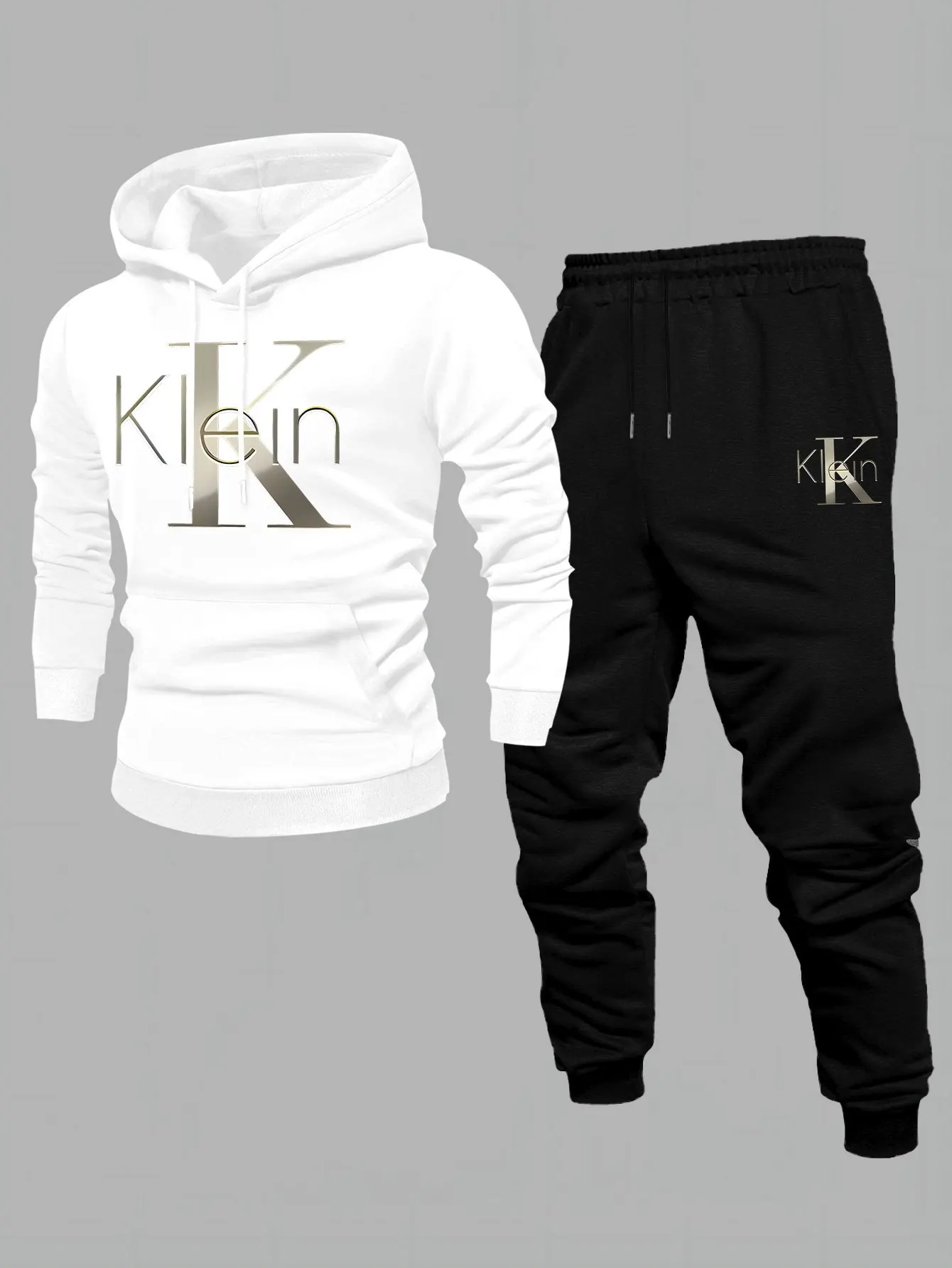 2026 Men's Klein Hoodie & Joggers Set - Trendy Streetwear Sweatsuit with Brand Logo Perfect for Casual Fashion and Urban Style
2026 Men's Klein Hoodie & Joggers Set - Trendy Streetwear Sweatsuit with Brand Logo Perfect for Casual Fashion and Urban Style