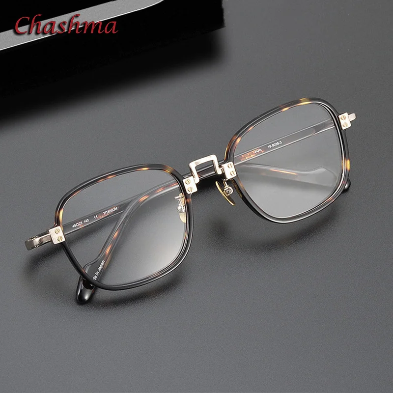 Chashma Prescription Glasses Top Quality Acetate Titanium Optical Eyeglasses Frames Oval Gafas Men for Correction Recipe Lenses
Chashma Prescription Glasses Top Quality Acetate Titanium Optical Eyeglasses Frames Oval Gafas Men for Correction Recipe Lenses
