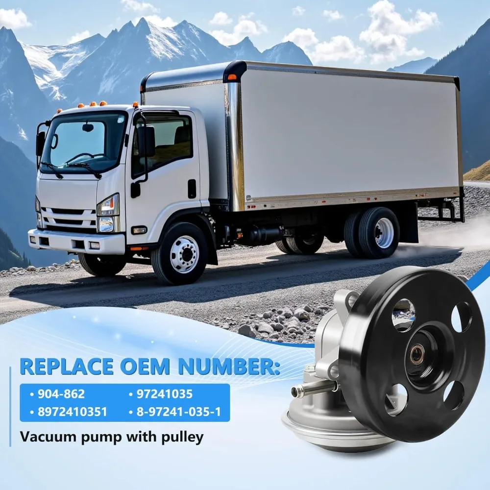 Vacuum Pump with Pulley For 1995-2020 Isuzu NPR-HD NPR L96 LQ4 LY6 L31 L05 8-97241-035-1 904-862 8972410351 97241035
Vacuum Pump with Pulley For 1995-2020 Isuzu NPR-HD NPR L96 LQ4 LY6 L31 L05 8-97241-035-1 904-862 8972410351 97241035