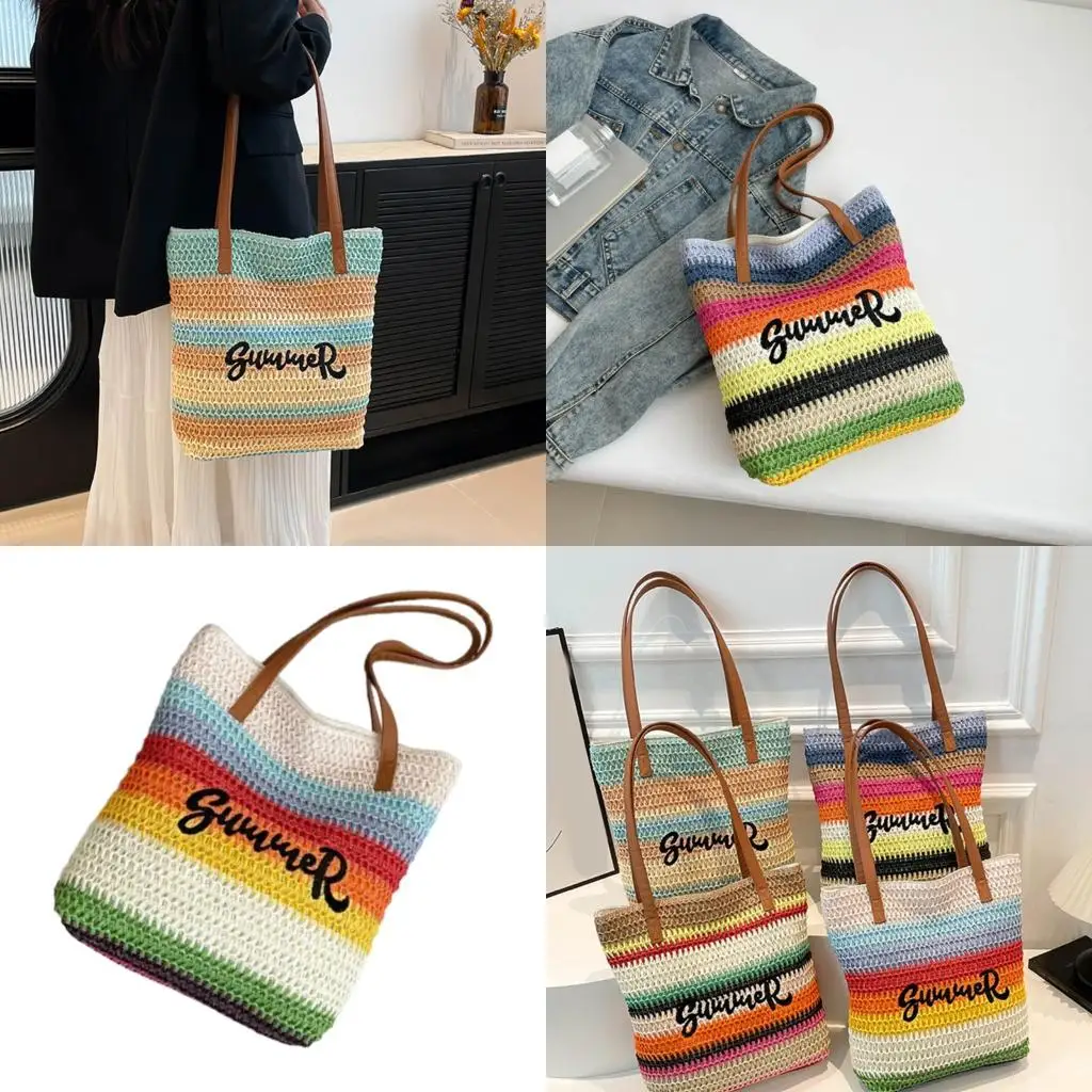 X90d модная радужная вышитая сумка декоративная сумка для плеча для пляжных каникул и повседневных собраний
X90d модная радужная вышитая сумка декоративная сумка для плеча для пляжных каникул и повседневных собраний