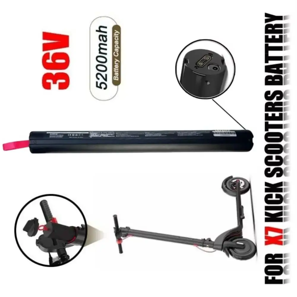 5200mAh 36V Upgrade Battery for HX-X7 Electric Scooter - Large Capacity Long Life Dedicated Scooter Battery
5200mAh 36V Upgrade Battery for HX-X7 Electric Scooter - Large Capacity Long Life Dedicated Scooter Battery