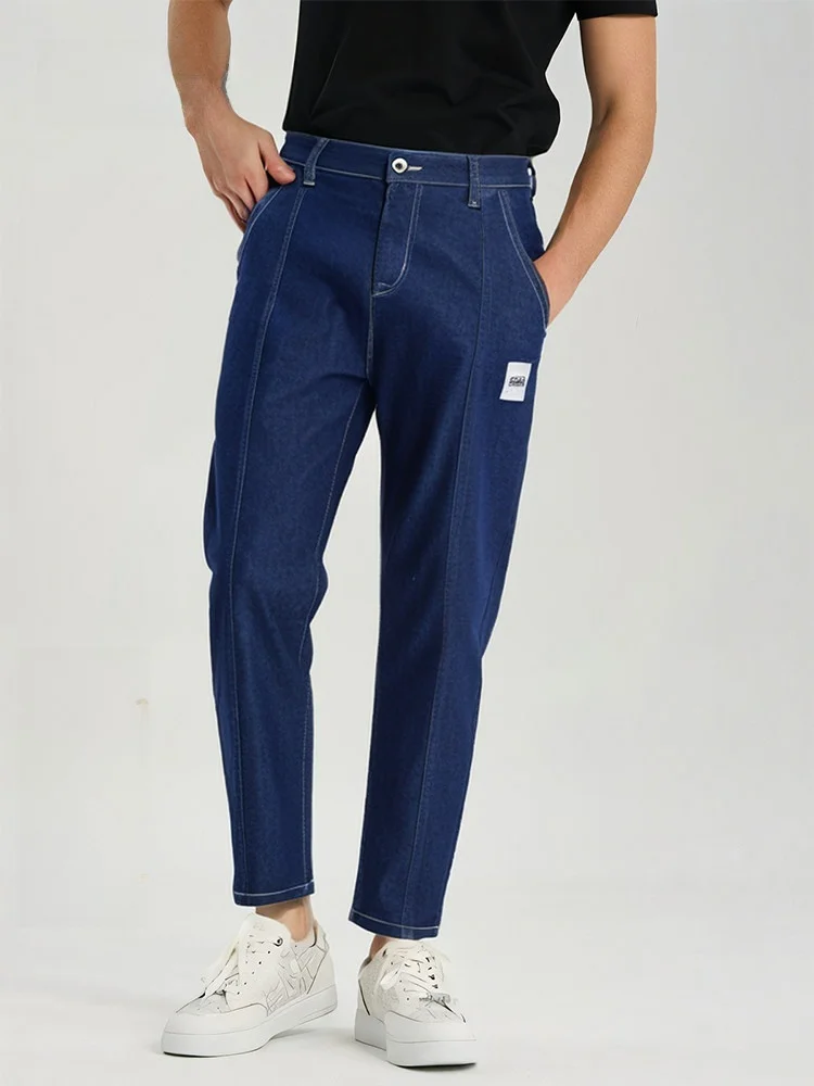 Menseye Men's Casual Jeans Elastic Waist Loose Fit American Sle Versatile Loose Straight Leg Busin Casual Denim Pants
Menseye Men's Casual Jeans Elastic Waist Loose Fit American Sle Versatile Loose Straight Leg Busin Casual Denim Pants