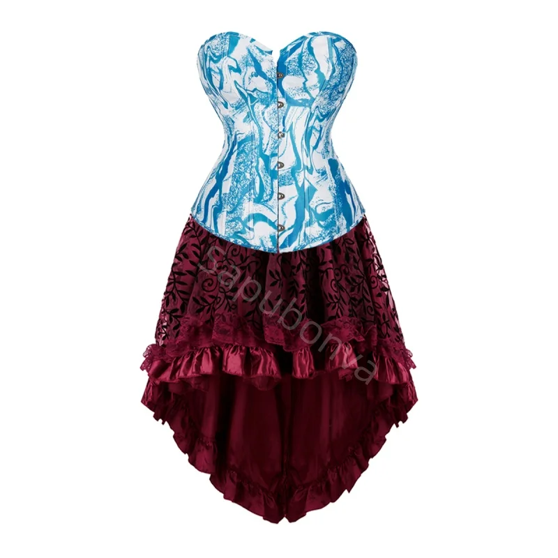 Corset Dress Tutu Skrits Set Printing Zebra Leopard With Burlesque Ladies Basques Outfit Plus Size Sexy Overbust Bustier Gothic
Corset Dress Tutu Skrits Set Printing Zebra Leopard With Burlesque Ladies Basques Outfit Plus Size Sexy Overbust Bustier Gothic