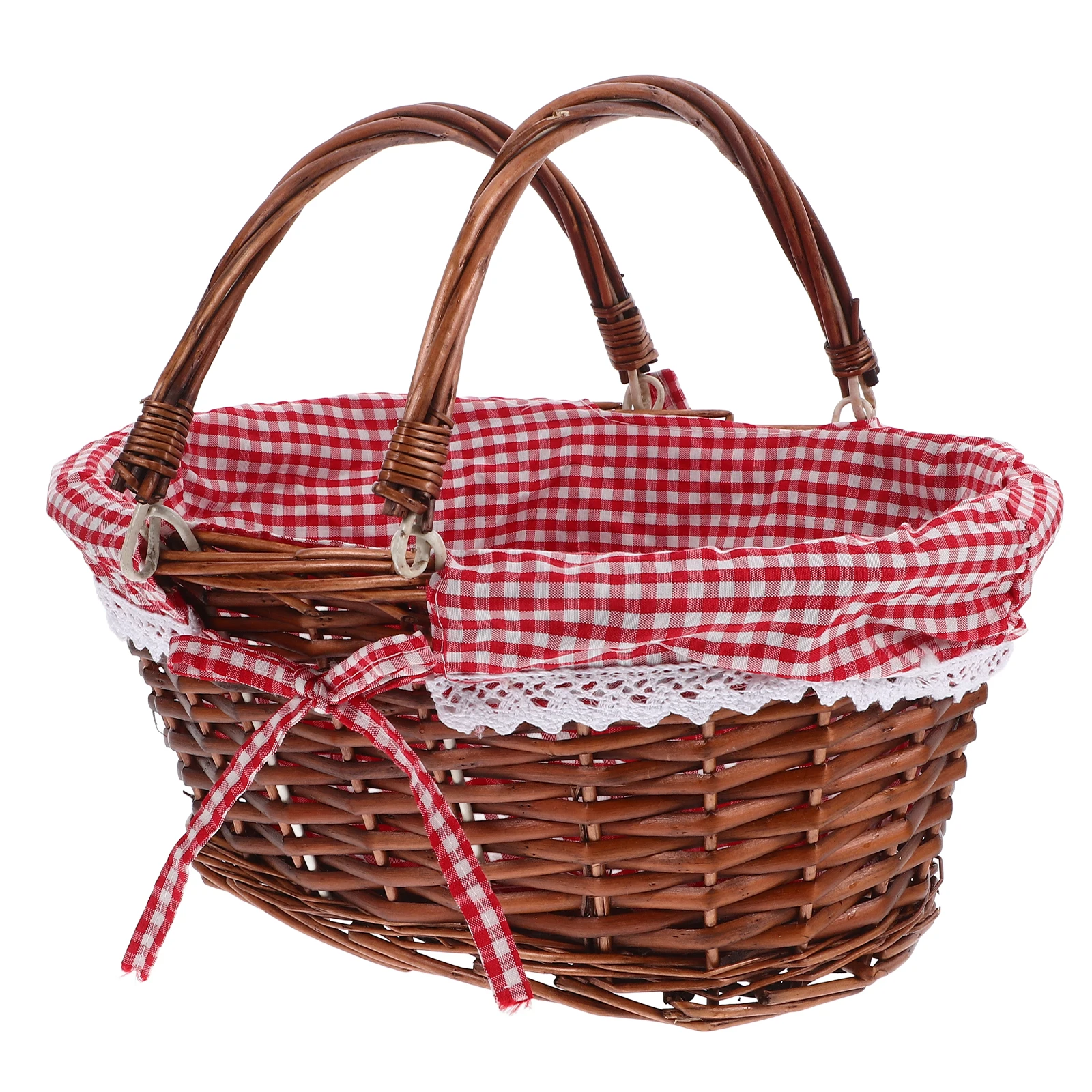 Large Wicker Picnic Basket Foldable Handwoven Baskets Stuffed Animal Rustic Garden Shopping Storage Solution Durability Outdoor
Large Wicker Picnic Basket Foldable Handwoven Baskets Stuffed Animal Rustic Garden Shopping Storage Solution Durability Outdoor