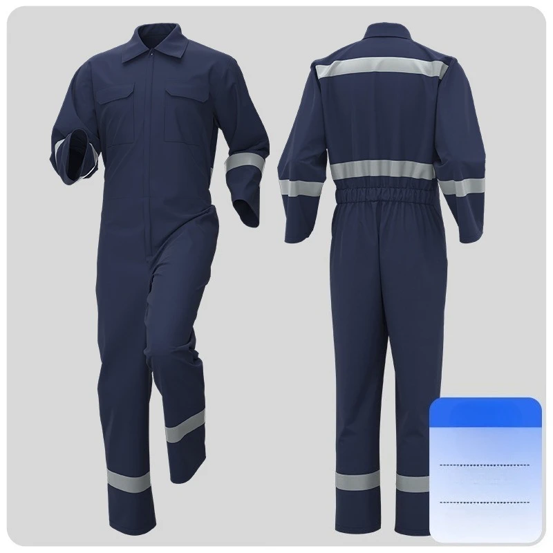 Reflective Work Suit for Men Spring Autumn Durable Stain Resistant Overalls for Welding Shipyard Workshop Working
Reflective Work Suit for Men Spring Autumn Durable Stain Resistant Overalls for Welding Shipyard Workshop Working