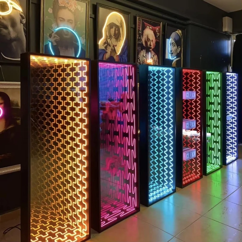 Attractive Multi Color Infinity Led Wall Light Glass Mirror With Abyss 3D Logo Led Mirror Sign Custom for Night Bar Decor
Attractive Multi Color Infinity Led Wall Light Glass Mirror With Abyss 3D Logo Led Mirror Sign Custom for Night Bar Decor