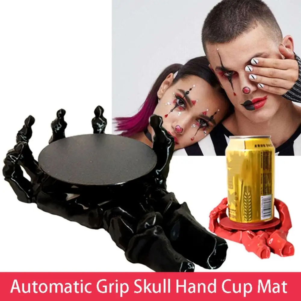 Table Protection Automatic Grip Skull Hand Cup Mat 3D Printing Creative Ghost Hand Coaster Insulated Funny Water Cup Pad Cafes
Table Protection Automatic Grip Skull Hand Cup Mat 3D Printing Creative Ghost Hand Coaster Insulated Funny Water Cup Pad Cafes