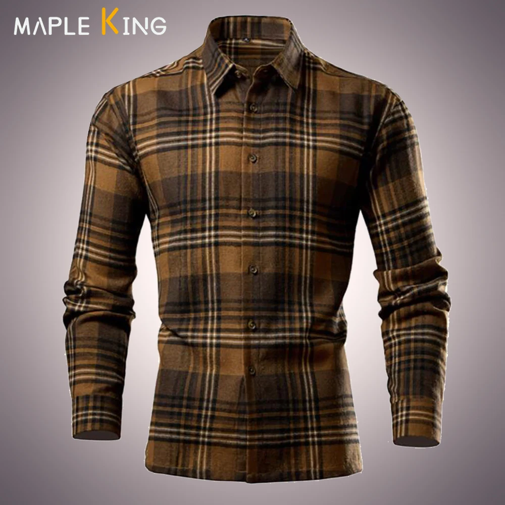 2024 Trend Button Down Shirt Men Plaid 100% Cotton Vintage Clothes Long Sleeve Camisas Social Business Work Shirt Mens Chemises
2024 Trend Button Down Shirt Men Plaid 100% Cotton Vintage Clothes Long Sleeve Camisas Social Business Work Shirt Mens Chemises
