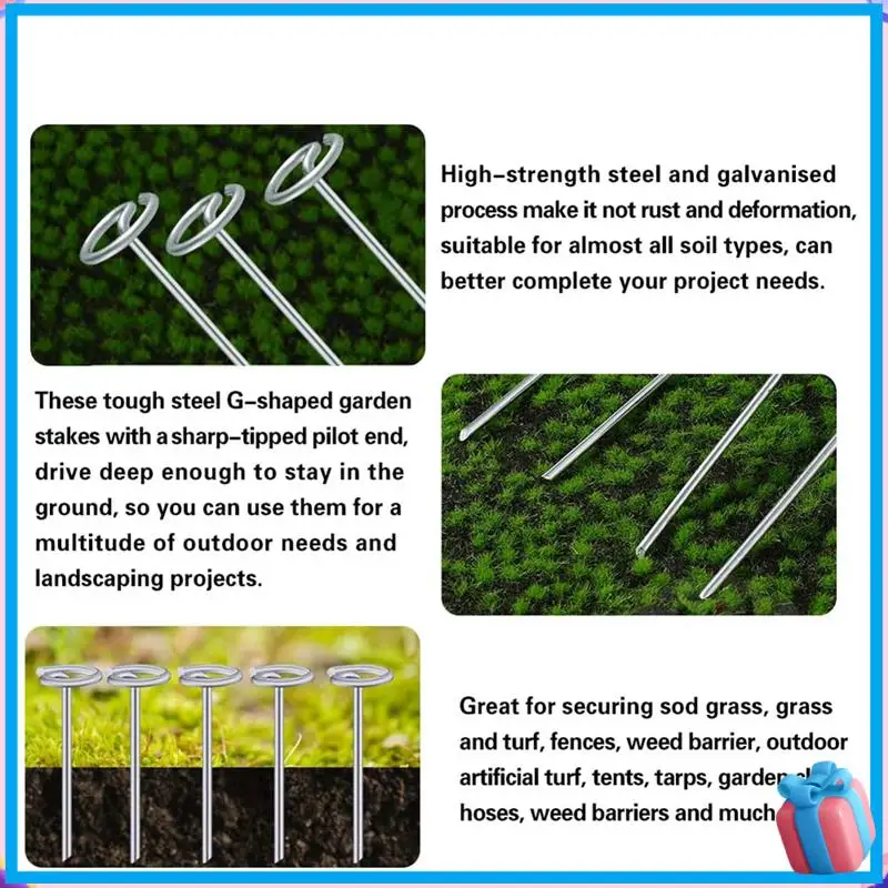 Discount 50Pcs Circle Top Landscape Staples, 6Inch Garden Stake Galvanized Landscape Fabric Stakes, Heavy Duty Yard Ground Pins
Discount 50Pcs Circle Top Landscape Staples, 6Inch Garden Stake Galvanized Landscape Fabric Stakes, Heavy Duty Yard Ground Pins