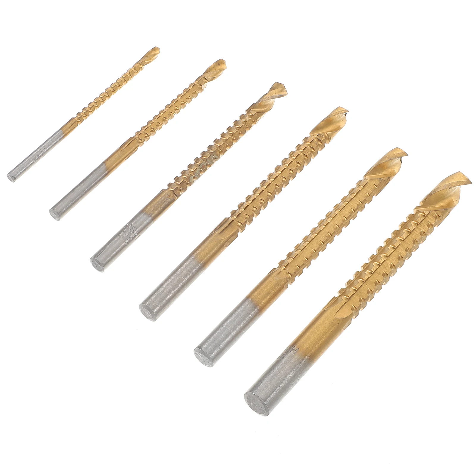 135° Serrated Drill Bit Set Woodworking Side Cutting Titanium Plated High Speed Steel Spiral Saw Bits for Metal 4241 Handheld
135° Serrated Drill Bit Set Woodworking Side Cutting Titanium Plated High Speed Steel Spiral Saw Bits for Metal 4241 Handheld