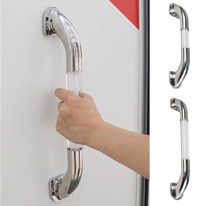 RV Handrail Grip Durable Stainless Steel Integrated Led Strips Door Assist Boat Grab Handle Boat Camper Marine Accessories
RV Handrail Grip Durable Stainless Steel Integrated Led Strips Door Assist Boat Grab Handle Boat Camper Marine Accessories