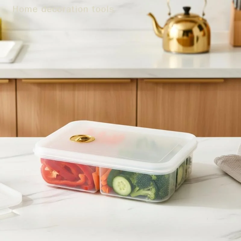 portableClear Refrigerator Organizer Bin with Removable Divider and Lid Food Storage for Freshness Preservationitem
portableClear Refrigerator Organizer Bin with Removable Divider and Lid Food Storage for Freshness Preservationitem