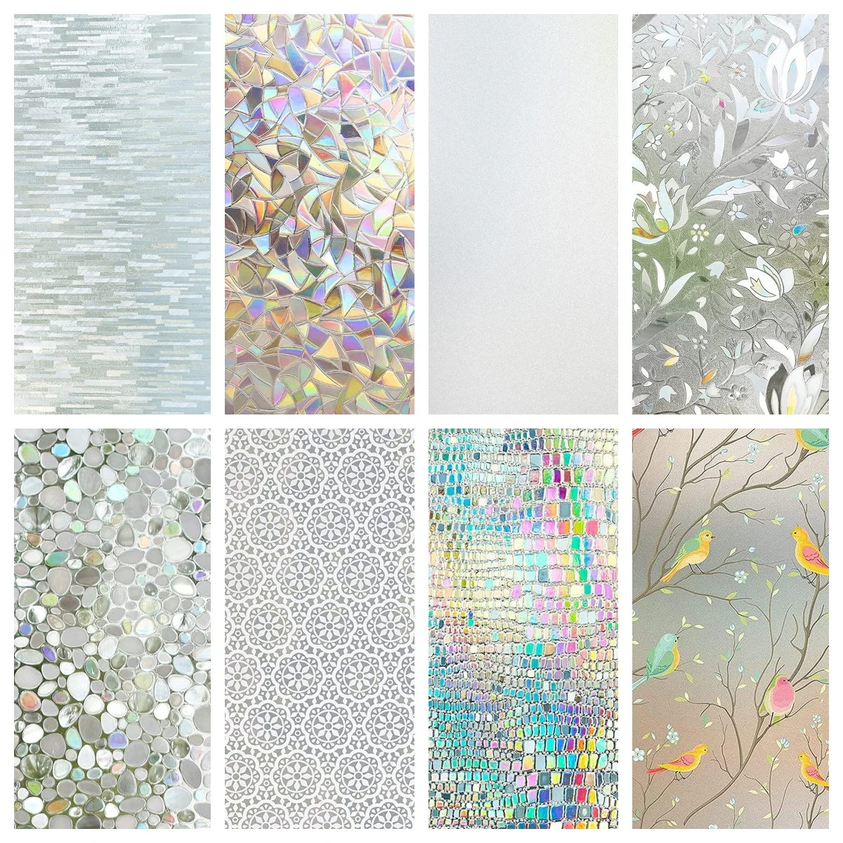 Matte Frosted Decorative Window Film Privacy UV Protection Static Non Adhesive Cling Stained Glass Vinyl Window Sticker
Matte Frosted Decorative Window Film Privacy UV Protection Static Non Adhesive Cling Stained Glass Vinyl Window Sticker