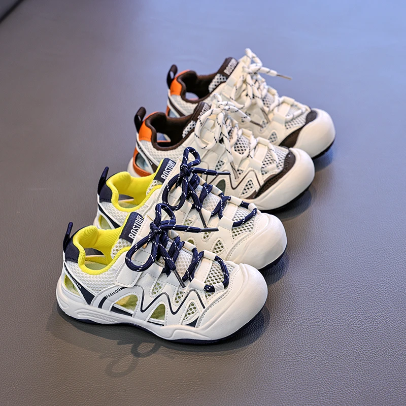 Children Hollow Out Sneakers Summer Mesh Patchwork Boy Girl Breathable Sandals Casual Non Slip School Running Kids Sports Shoes
Children Hollow Out Sneakers Summer Mesh Patchwork Boy Girl Breathable Sandals Casual Non Slip School Running Kids Sports Shoes
