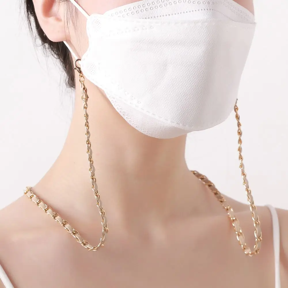 Neck Strap Rope Lanyards Temperament PU Necklace Glasses Chain Mask Chain Korean Style Chain Women Eyeglasses Accessories
Neck Strap Rope Lanyards Temperament PU Necklace Glasses Chain Mask Chain Korean Style Chain Women Eyeglasses Accessories