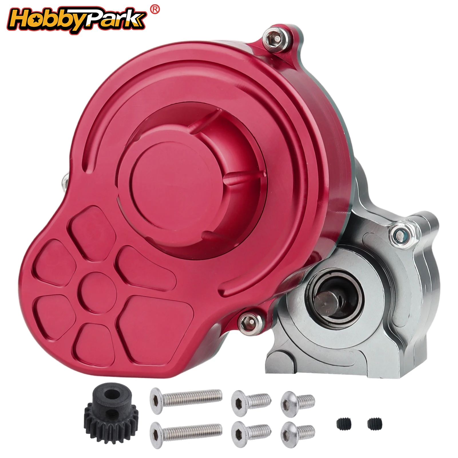 HobbyPark Full Metal 1/10 RC Crawler Transmission Case Gear Box Assembled with Steel Metal Gears for Axial SCX10 Replacement
HobbyPark Full Metal 1/10 RC Crawler Transmission Case Gear Box Assembled with Steel Metal Gears for Axial SCX10 Replacement