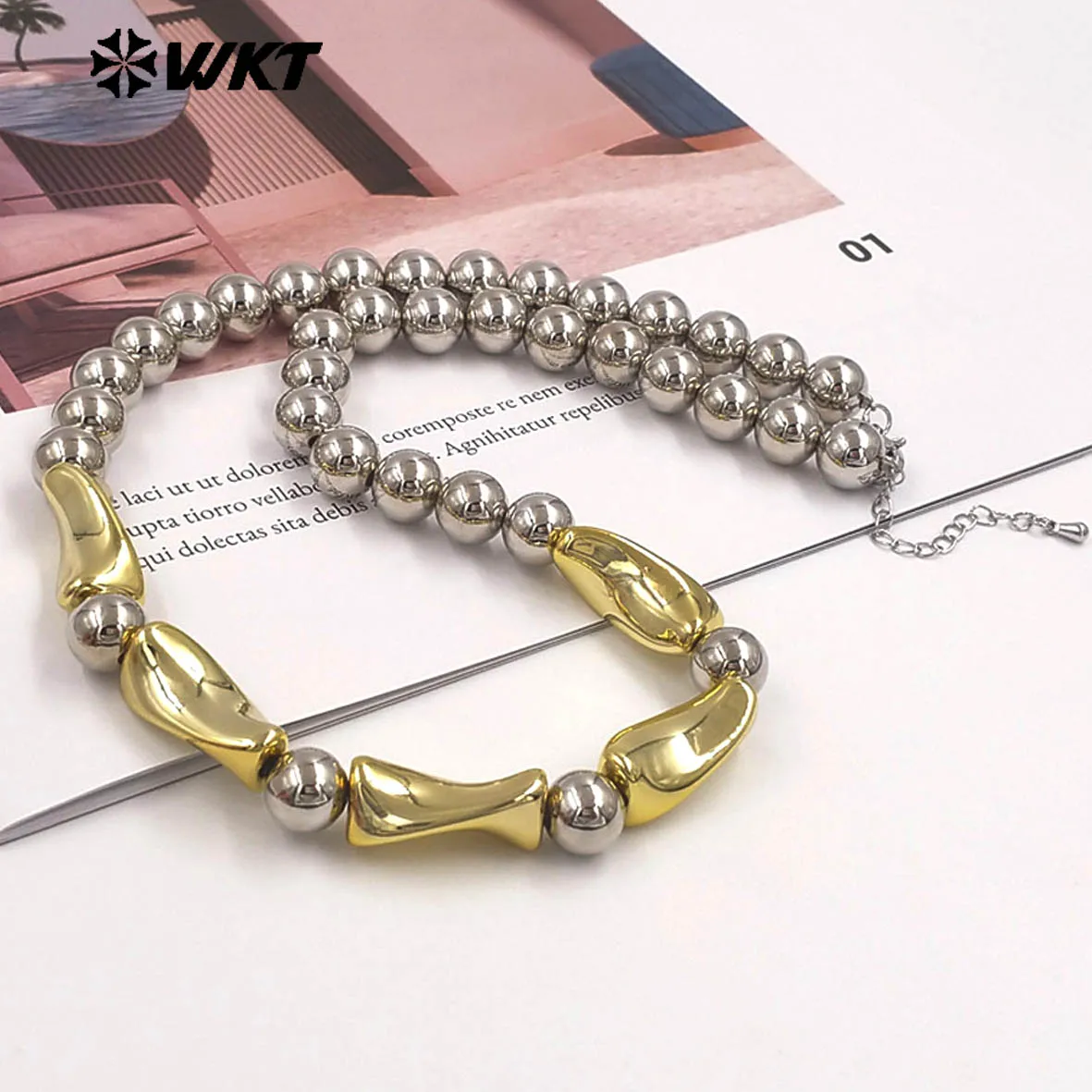 WT-JFN63 2025 New Yellow Brass Charming 48CM Necklace With Real Gold Plated For Women Jewelry
WT-JFN63 2025 New Yellow Brass Charming 48CM Necklace With Real Gold Plated For Women Jewelry