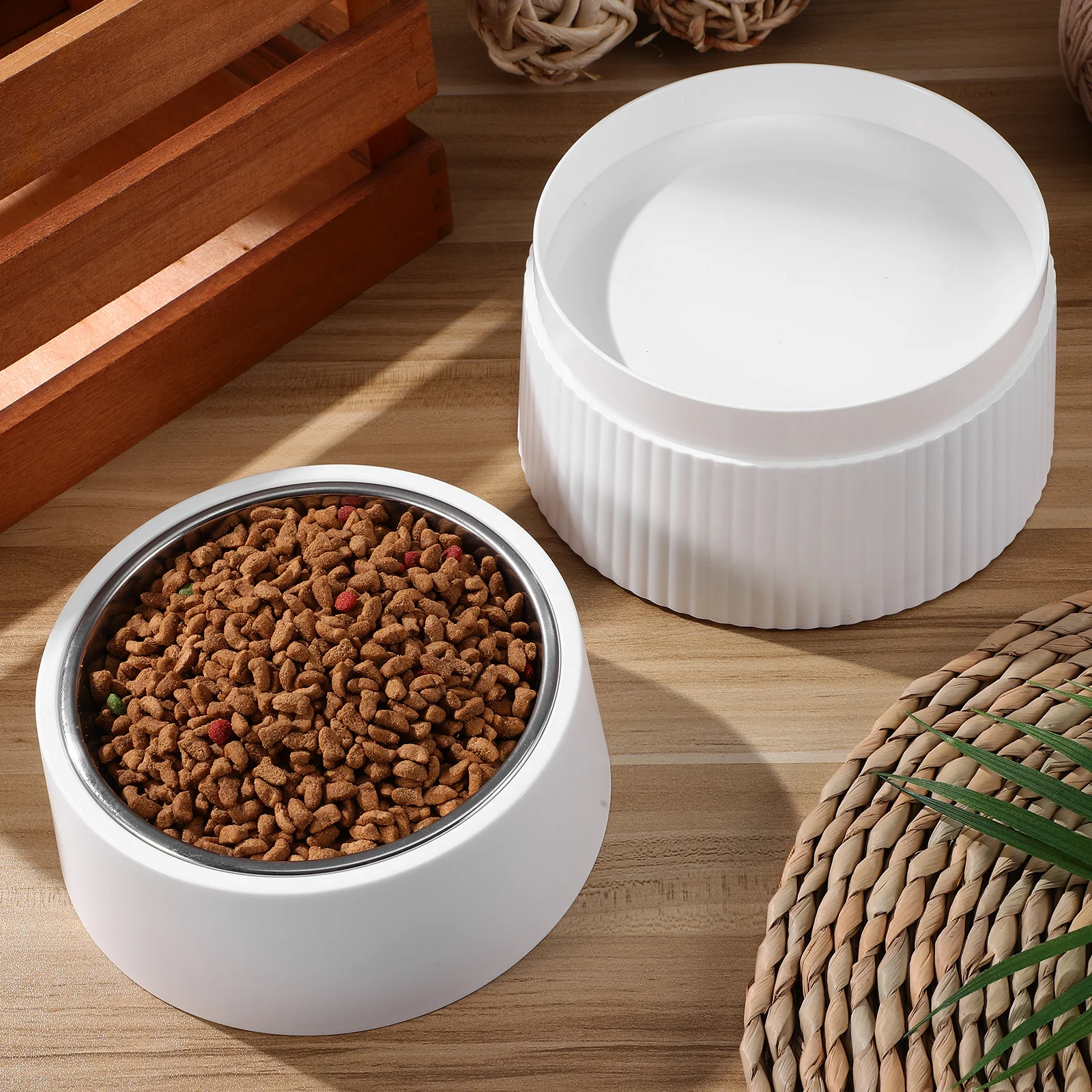 Stainless Steel Pet Bowl Raised Dog Bowls Small Cat Food Feeding Elevated Single White Removable Bottom Stable Stand Indoor
Stainless Steel Pet Bowl Raised Dog Bowls Small Cat Food Feeding Elevated Single White Removable Bottom Stable Stand Indoor