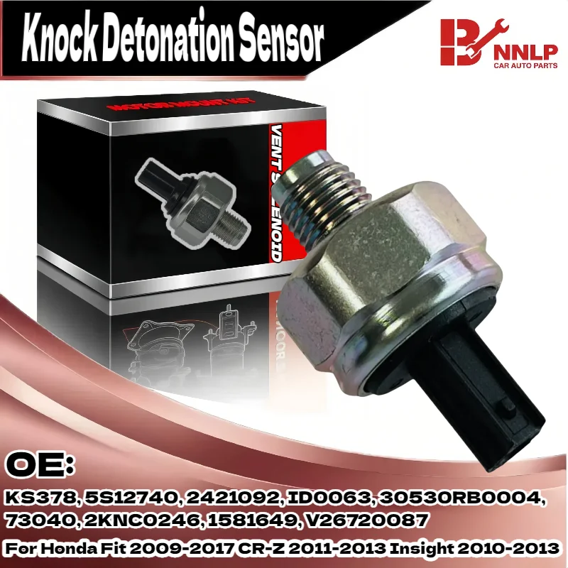 Knock/Detonation Sensor for Honda Fit 2009-2017 CR-Z 2011-2013 Insight 2010-2013 30530RB0004, 73040
Knock/Detonation Sensor for Honda Fit 2009-2017 CR-Z 2011-2013 Insight 2010-2013 30530RB0004, 73040