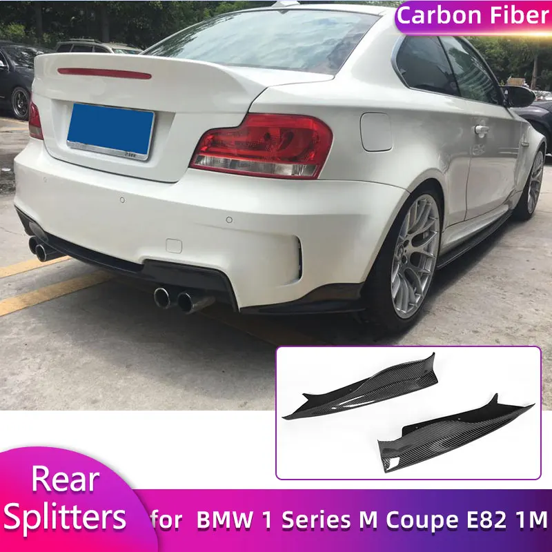 Carbon Fiber Rear Bumper Splitters Spoiler for BMW 1 Series M Coupe E82 1M 2011 2012 Car Rear Apron Lip Canards Body Kits FRP
Carbon Fiber Rear Bumper Splitters Spoiler for BMW 1 Series M Coupe E82 1M 2011 2012 Car Rear Apron Lip Canards Body Kits FRP