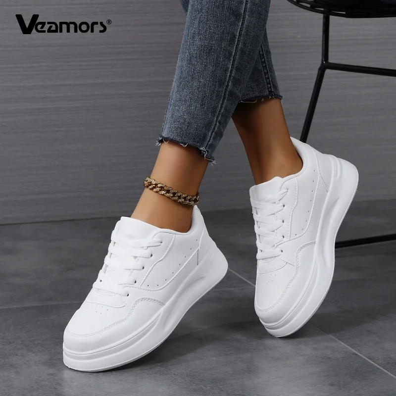 Couple's White Shoes Fashion PU Leather Board Shoes Men Women Comfortable Low Top Causal Sneakers for Walking Jogging Traveling
Couple's White Shoes Fashion PU Leather Board Shoes Men Women Comfortable Low Top Causal Sneakers for Walking Jogging Traveling