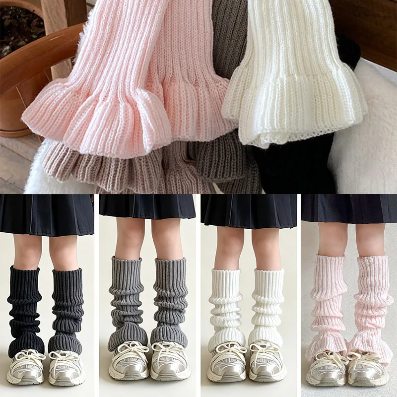 For Girl Leg Warmer Knitted Thick Strip Long Leg Socks Warm Cover Kids JK Japanese Lolita Style Cute Sweet Pile Pile Socks
For Girl Leg Warmer Knitted Thick Strip Long Leg Socks Warm Cover Kids JK Japanese Lolita Style Cute Sweet Pile Pile Socks