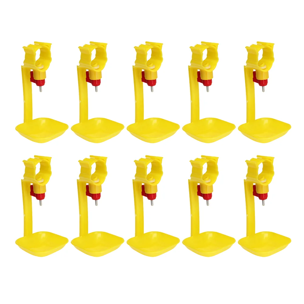 10PCS Chicken Waterer Automatic Integrated Chicken Waterer Type Chick Water Fountains Practical Hanging Cup Drinking Fountain Po
10PCS Chicken Waterer Automatic Integrated Chicken Waterer Type Chick Water Fountains Practical Hanging Cup Drinking Fountain Po