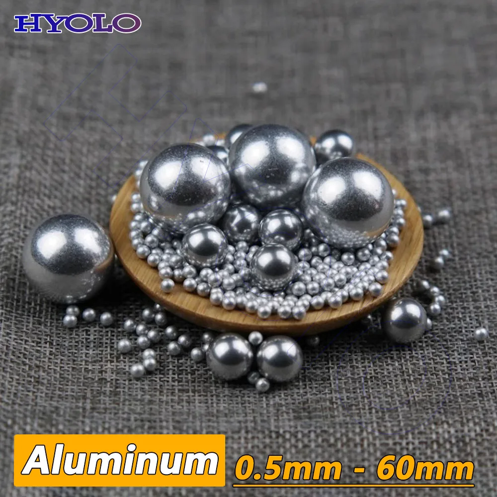 Solid Aluminum Balls 1060/1070 Smooth Ball Pure Aluminum Beads Precision 0.5 0.6 0.7 0.8 0.9 1 1.1 1.3 1.4 1.5 1.588 2 to 60mm
Solid Aluminum Balls 1060/1070 Smooth Ball Pure Aluminum Beads Precision 0.5 0.6 0.7 0.8 0.9 1 1.1 1.3 1.4 1.5 1.588 2 to 60mm