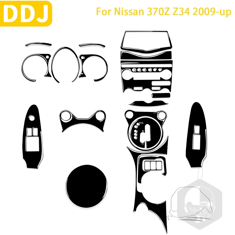 For Nissan 370Z Z34 2009-up Accessories Piano Gloss Black Plastic Car Interior Lifting Central Control Gear Panel Trim Sticker
For Nissan 370Z Z34 2009-up Accessories Piano Gloss Black Plastic Car Interior Lifting Central Control Gear Panel Trim Sticker