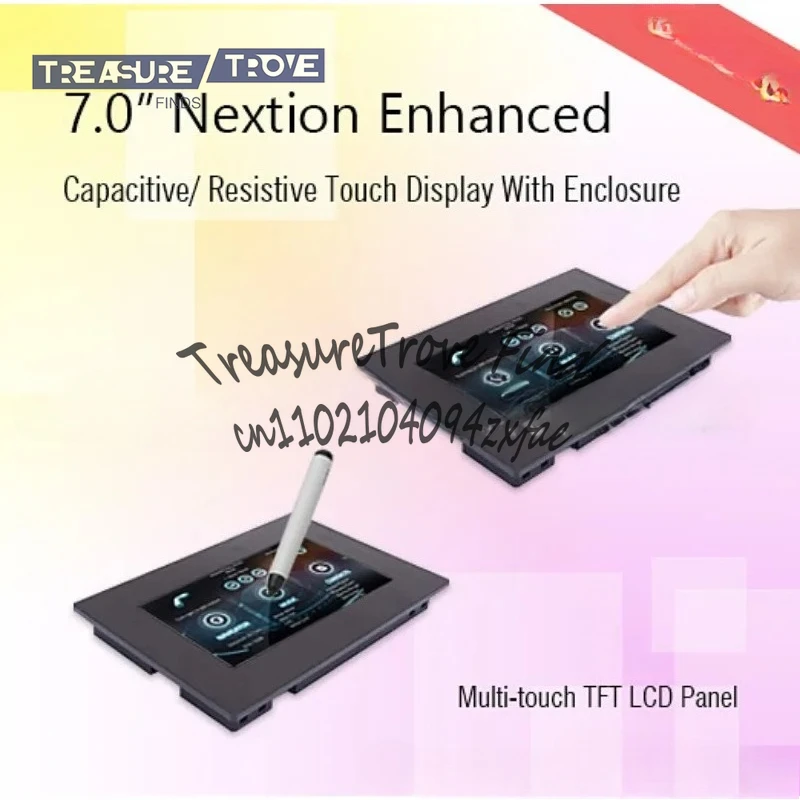 NX8048K070_011R Enhanced Resistive Screen with Housing 7 Inch Human-machine Interaction HMI
NX8048K070_011R Enhanced Resistive Screen with Housing 7 Inch Human-machine Interaction HMI