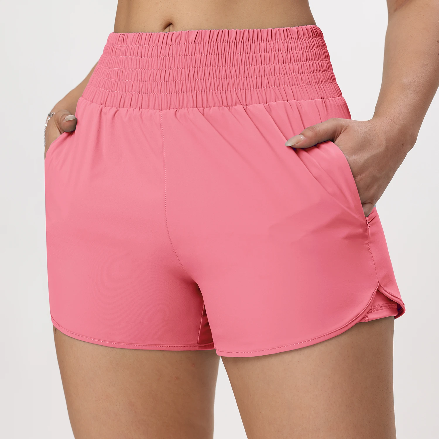 Women's Quick Dry Shorts Lining with Zip Pocket High Waisted Comfortable Shorts Sportswear
Women's Quick Dry Shorts Lining with Zip Pocket High Waisted Comfortable Shorts Sportswear