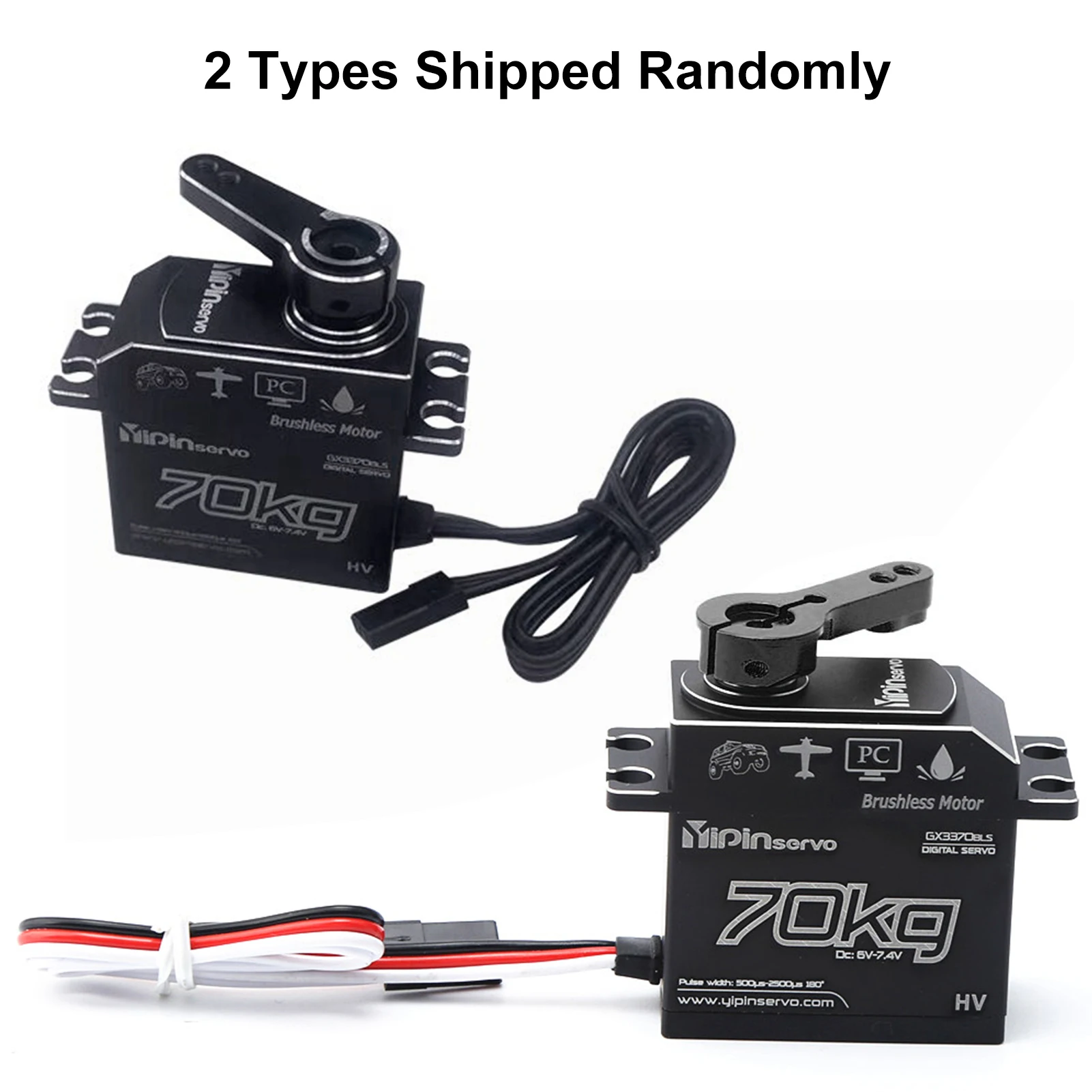 Digital Servo GX3370BLS 70KG IP67 Waterproof Steering Servo 180° Full Metal Body Stainless Steel Gear Brushless Motor Servo
Digital Servo GX3370BLS 70KG IP67 Waterproof Steering Servo 180° Full Metal Body Stainless Steel Gear Brushless Motor Servo