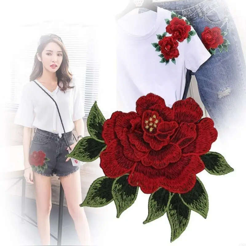 Вышитые нашивки с цветочным принтом, элегантная аппликация в виде цветка розы для украшения, большие аппликации, пришивные для
Вышитые нашивки с цветочным принтом, элегантная аппликация в виде цветка розы для украшения, большие аппликации, пришивные для