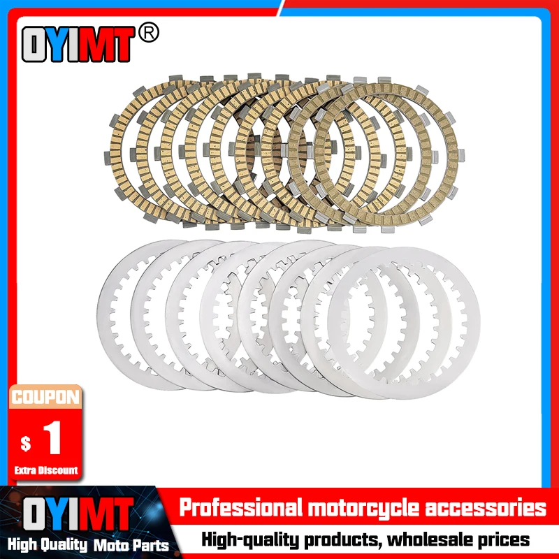 Motorcycle Clutch Friction Plates & Steel Plates Disc Kit For BMW F650GS F700GS F800GS Adventure F800GT F800S F800ST F800R
Motorcycle Clutch Friction Plates & Steel Plates Disc Kit For BMW F650GS F700GS F800GS Adventure F800GT F800S F800ST F800R