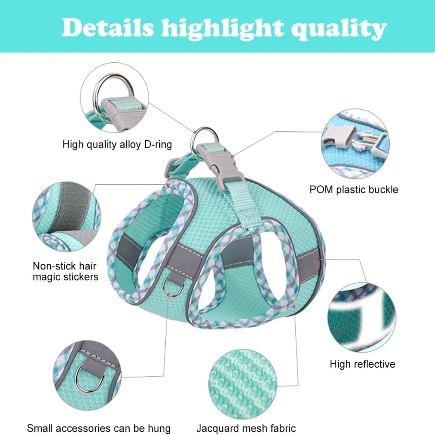 Small/Medium Cozy, Secure, and Reflective Adjustable Dogs Harness and Leash Set - Top-Quality No-Pull Step-In Vest for Safe and
Small/Medium Cozy, Secure, and Reflective Adjustable Dogs Harness and Leash Set - Top-Quality No-Pull Step-In Vest for Safe and