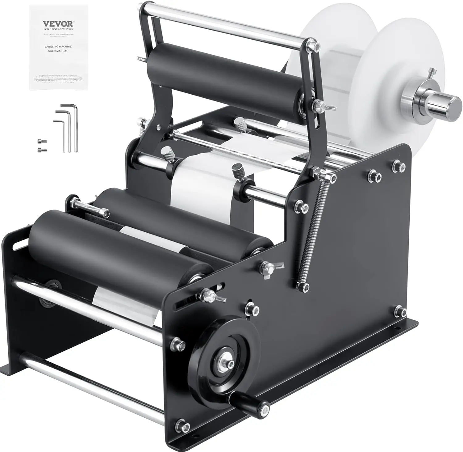 Manual Round Labeling Machine, 15-20pcs/min, Applicator for Round Bottles, Adjustable for 0.78-4.72 inch Diameter
Manual Round Labeling Machine, 15-20pcs/min, Applicator for Round Bottles, Adjustable for 0.78-4.72 inch Diameter