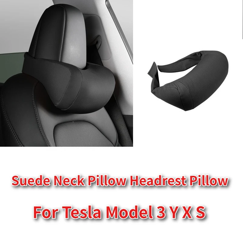 For Tesla Model 3 Y X S Neck Pillow Headrest Pillow Suede Seat Headrest Cushion Auto Seat Head Support New ModelY Accessories 
For Tesla Model 3 Y X S Neck Pillow Headrest Pillow Suede Seat Headrest Cushion Auto Seat Head Support New ModelY Accessories