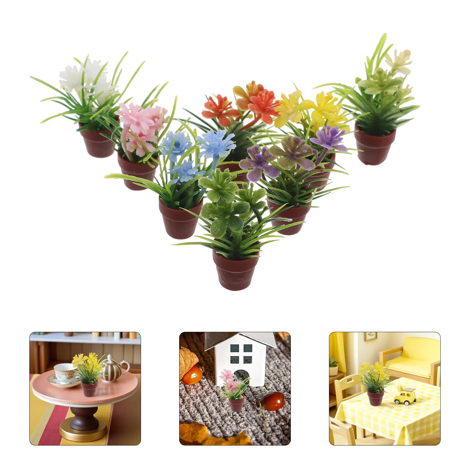 8 шт. миниатюрных растений в горшках, реалистичные искусственные бонсай для кукольного домика, сада, террариума, декора, настольного украшения, имитация
8 шт. миниатюрных растений в горшках, реалистичные искусственные бонсай для кукольного домика, сада, террариума, декора, настольного украшения, имитация