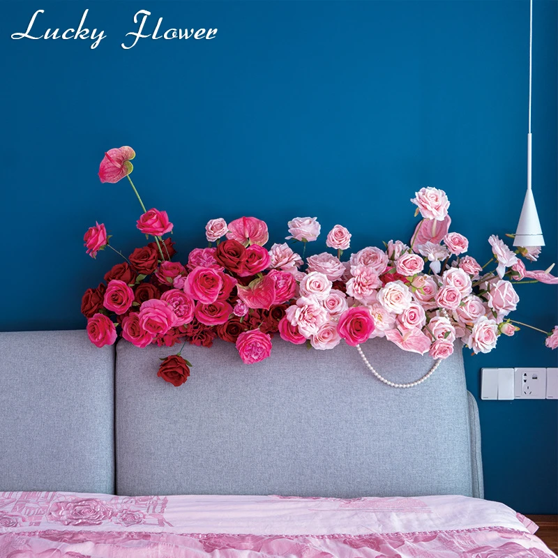 Artificial Flower Row Wedding Room Decoration Bedside Flower Bedroom Arrangement Home Decor Simulation Long Runner Flower Row
Artificial Flower Row Wedding Room Decoration Bedside Flower Bedroom Arrangement Home Decor Simulation Long Runner Flower Row