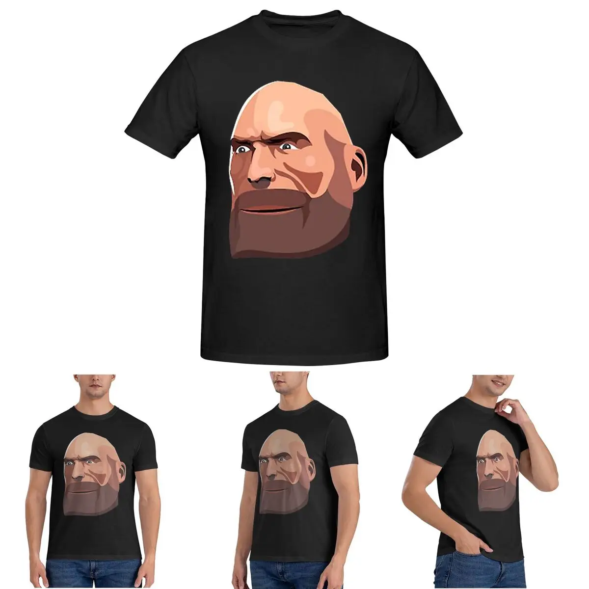 Мужская футболка Team Fortress 3, хлопковые футболки больших размеров, мужская летняя одежда с короткими рукавами и круглым вырезом, топы S-6XL
Мужская футболка Team Fortress 3, хлопковые футболки больших размеров, мужская летняя одежда с короткими рукавами и круглым вырезом, топы S-6XL