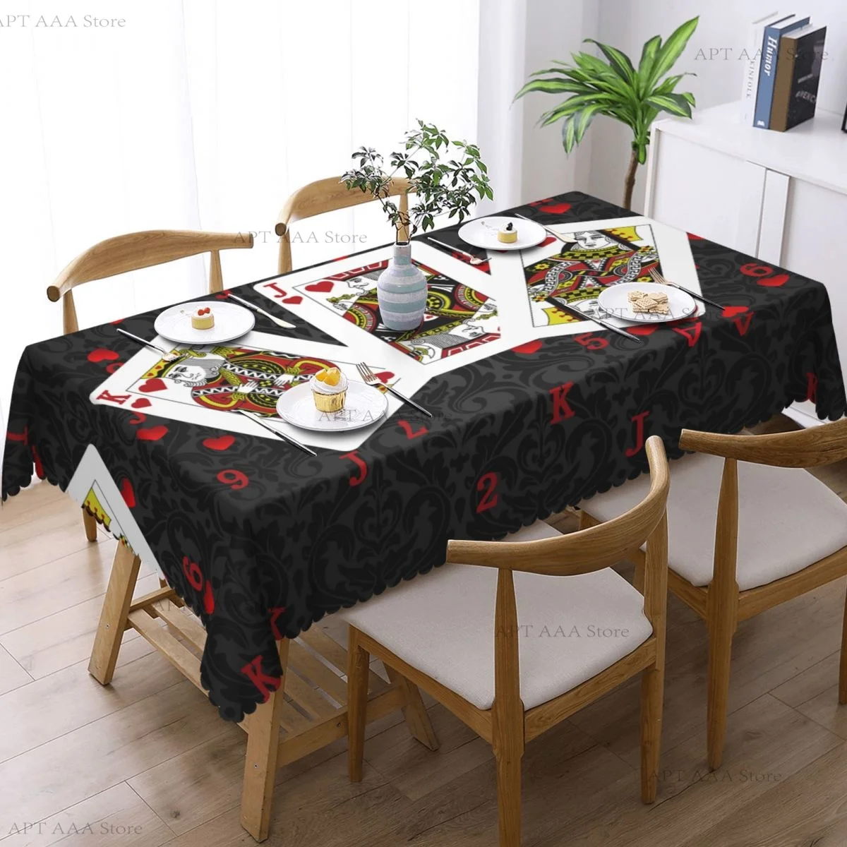 Rectangular Waterproof Oil-Proof Playing Card Tablecloth Table Cover 45"-50" Fit Bohemian Geometric Table Cloth
Rectangular Waterproof Oil-Proof Playing Card Tablecloth Table Cover 45"-50" Fit Bohemian Geometric Table Cloth