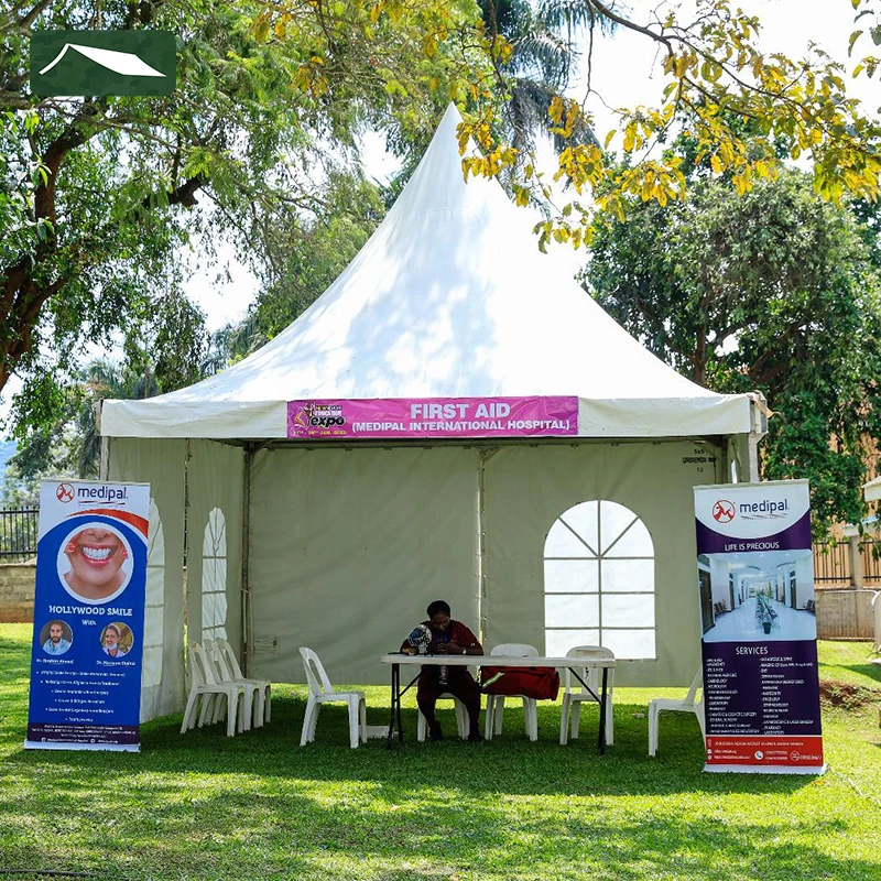 Hot Sale Wedding Tent With Aluminum Frame Customized Size Outdoor Pagoda Tent Aluminum Alloy Pointed TentATV&UTV
Hot Sale Wedding Tent With Aluminum Frame Customized Size Outdoor Pagoda Tent Aluminum Alloy Pointed TentATV&UTV