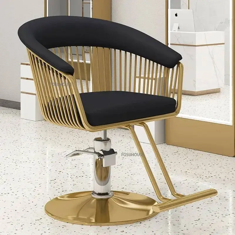 Professional Hair Salon Hairdressing Chair Light Luxury Lift Swivel Salon Stool Barber Shop Chair Hair Cutting Perm Dyeing Chair
Professional Hair Salon Hairdressing Chair Light Luxury Lift Swivel Salon Stool Barber Shop Chair Hair Cutting Perm Dyeing Chair