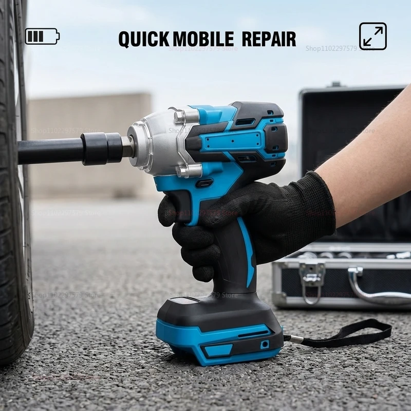 Cordless Electric Impact Wrench Brushless Hand Drill Power Tool for Automotive Construction Repair DIY Home Use No Battery Inclu
Cordless Electric Impact Wrench Brushless Hand Drill Power Tool for Automotive Construction Repair DIY Home Use No Battery Inclu