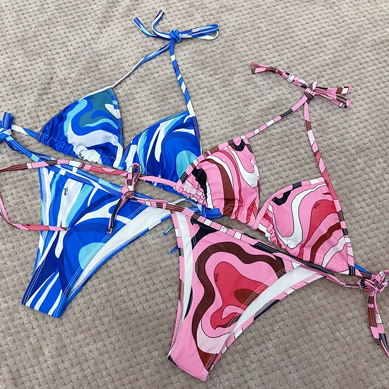 Classic Design Lady Bikini Set Stripe Letter Pattern Swimwear Designer Brand Women's Swimsuits
Classic Design Lady Bikini Set Stripe Letter Pattern Swimwear Designer Brand Women's Swimsuits
