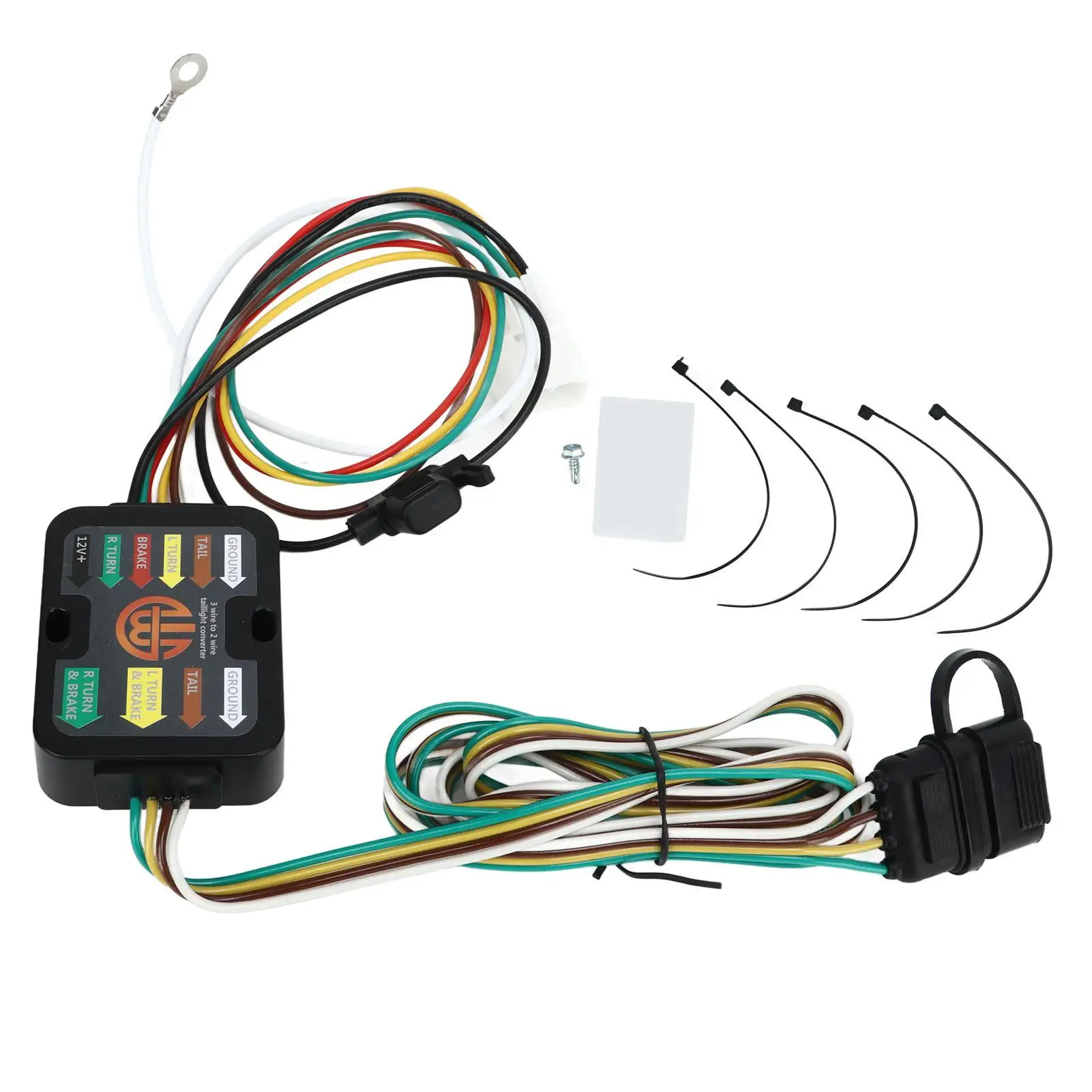 4 Pin Trailer Wiring Harness Direct Fit Plug and Play Reliable Connection Trailer Wiring Connector 56040 with Dust Cover
4 Pin Trailer Wiring Harness Direct Fit Plug and Play Reliable Connection Trailer Wiring Connector 56040 with Dust Cover