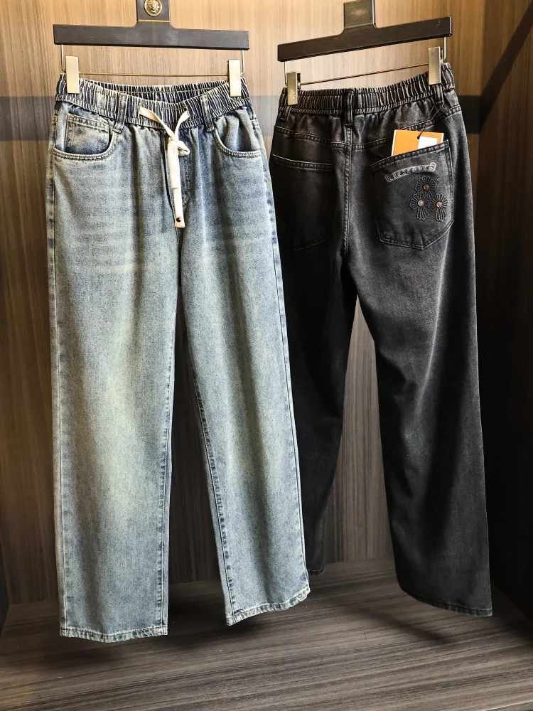 Retro Waed Heavyweight Men's Jeans Faionable Spring Straight Leg Cotton Blend Breathable Comfortable Modern Sle
Retro Waed Heavyweight Men's Jeans Faionable Spring Straight Leg Cotton Blend Breathable Comfortable Modern Sle